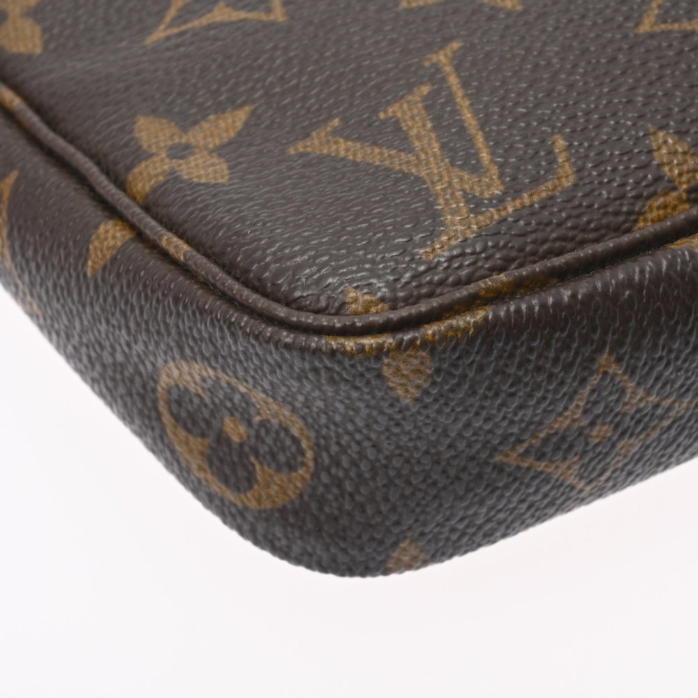 LOUIS VUITTON Monogram Pochette Accessoire Brown M51980 Women's Canvas - Picture 8 of 10